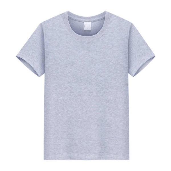 Fashion Monochrome Round Neck Cotton T-shirt Quali...