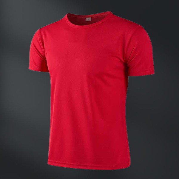 Men's Solid Color 100% Cotton T-Shirt High Quality O-Neck