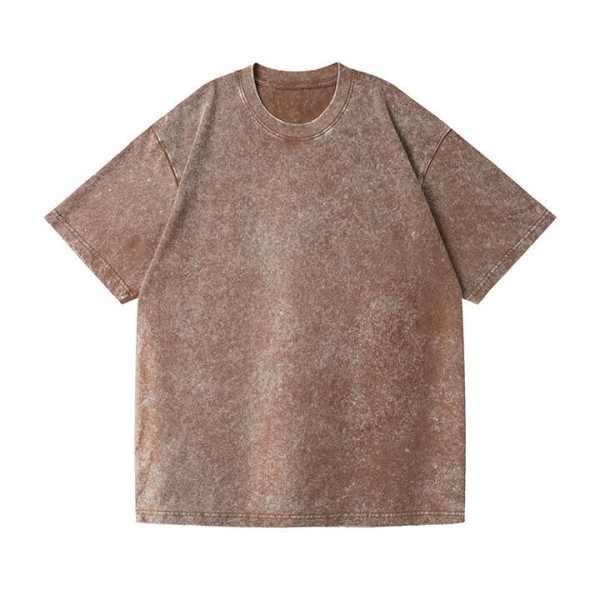 Men's High Quality 100% Cotton T-Shirt Casual Soli...