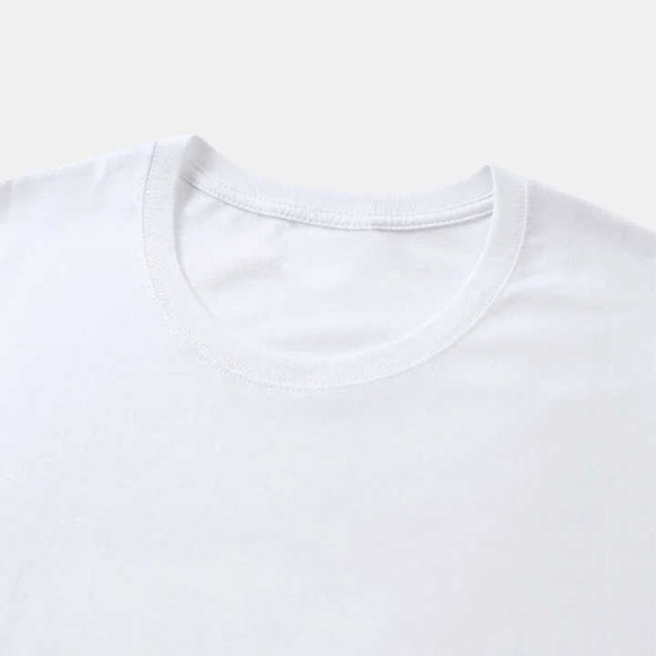 100% Cotton Men's Heavy Oversized T-Shirt Embroidery Printing Thick Collar