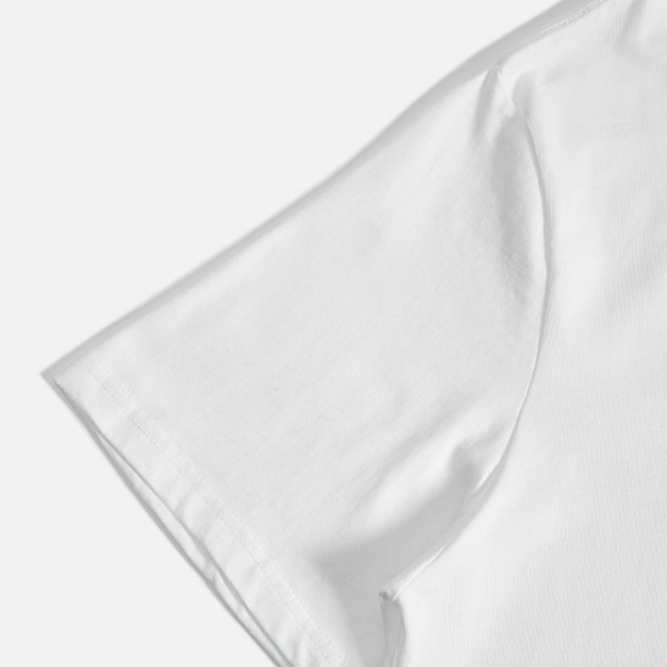 Men's Breathable T-Shirt - Loose Fit, 100% Cotton, Round Neck, Short Sleeve