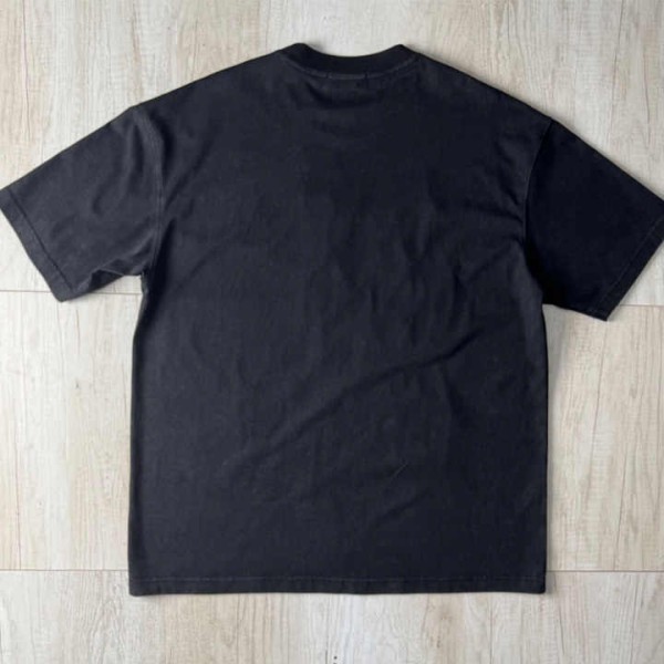 Streetwear Stylish Puff Print t Shirt High Quality Print Cotton T-shirts