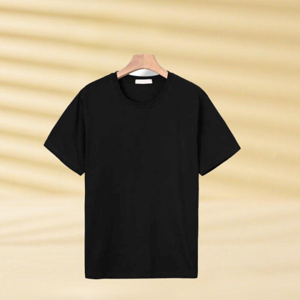 High Quality Heavyweight Knit Casual T-shirt Heavy Cotton Blank Oversized