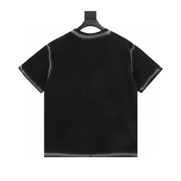 Streetwear Oversized T-shirts Heavyweight Washed T-shirt for Men Edge Highlights