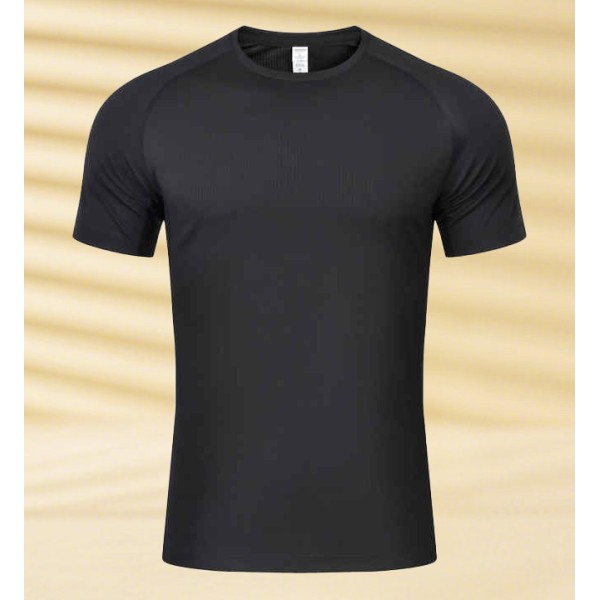 Men's 100%polyester Tshirt High Quality Gym Fitness Sport Plain Tee Men T Shirts