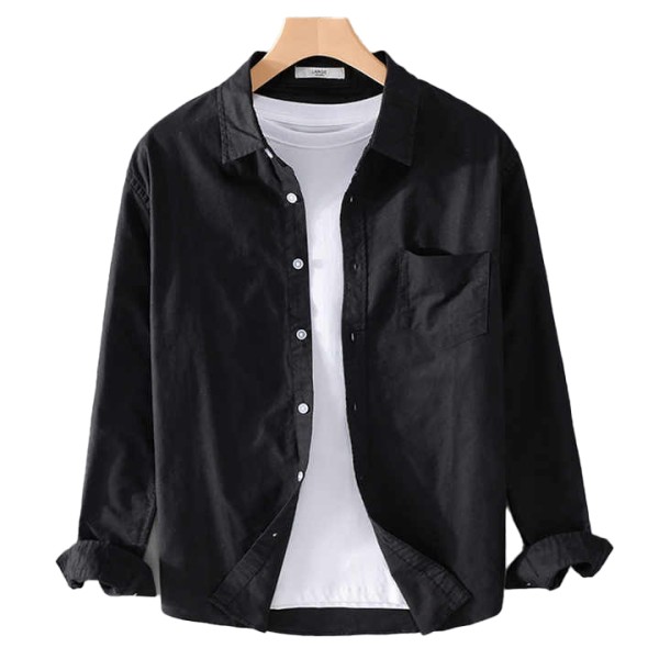 High Quality Men Shirts Plus Size Men's Long-sleev...