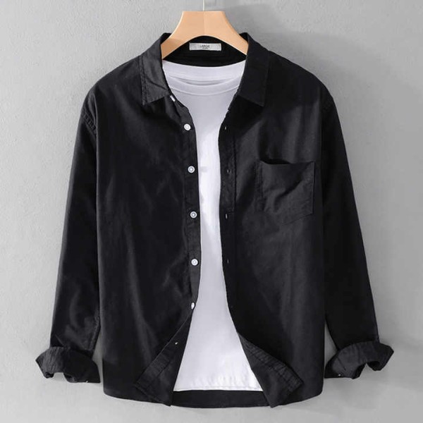 High Quality Men Shirts Plus Size Men's Long-sleeved Button up Casual Shirts
