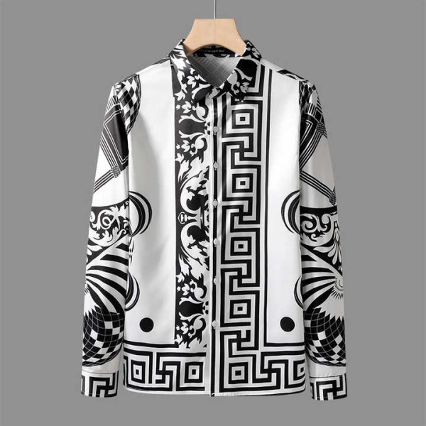 High Quality Vacation shirts Printed Work Long Sleeve 3D Printed Shirts
