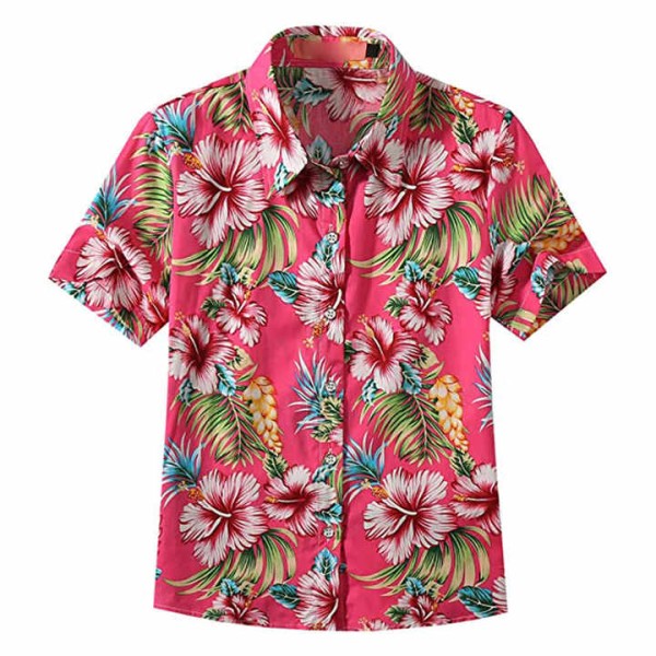 Hawaiian Tropical Shirts for Men 3D Print Vacation...