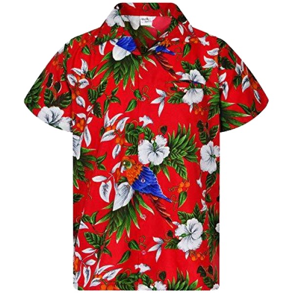 High Quality Hawaii Hot Sale Men's Print Short Sle...