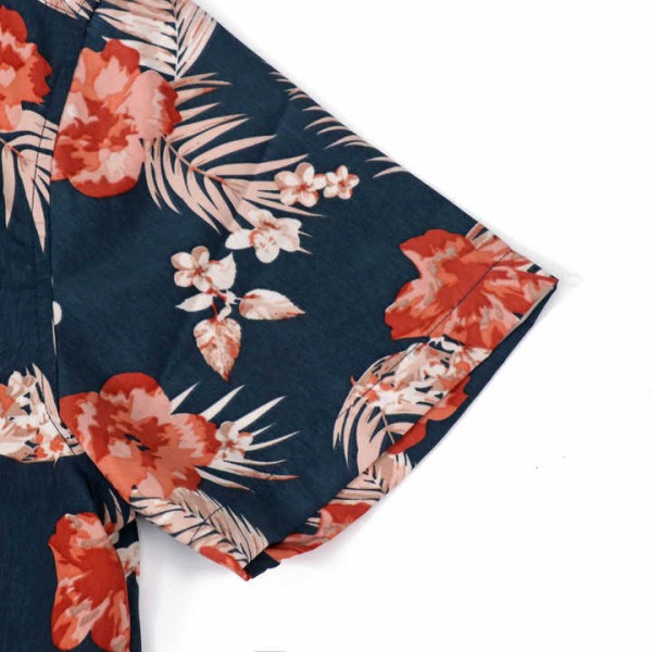 New Summer Men's Button Down Full Printing Floral Oversize Short Sleeve