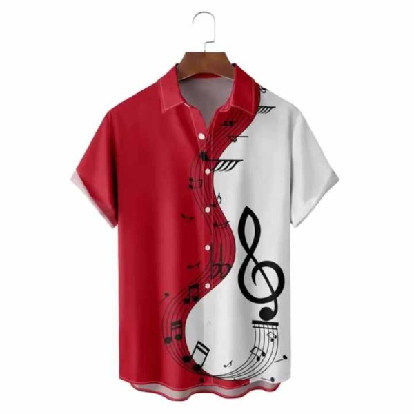 Summer Shirts Men Hawaiian Men's Short Sleeve Shir...