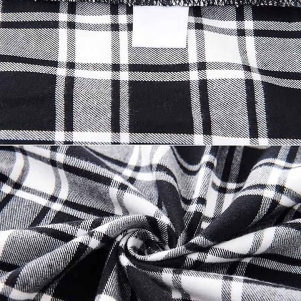 Chest Pocket Check Pattern Turn-down Collar Flannel Plaid Shirts