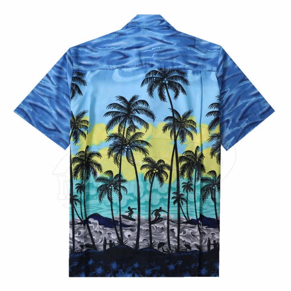 Wear Breathable Sublimation Beach Vacation shirts Printing Sublimation Beach Shirts