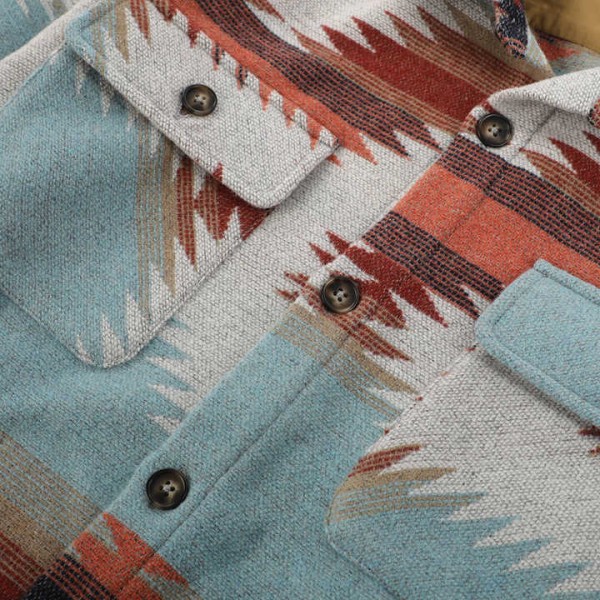 Men's Floral T-shirts Quilted Flannel Checked Long Sleeve Winter Plaid Fall