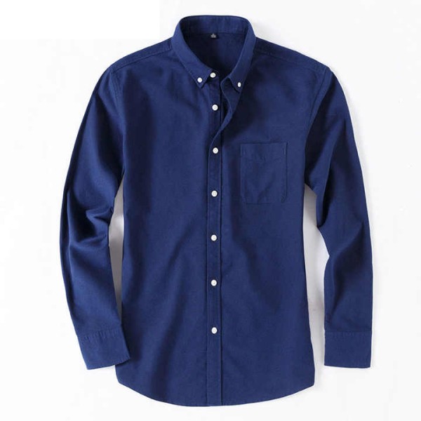 Shirt Full Cotton Oxford Cloth Blank Business Casu...