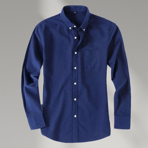 Shirt Full Cotton Oxford Cloth Blank Business Casual Shirts