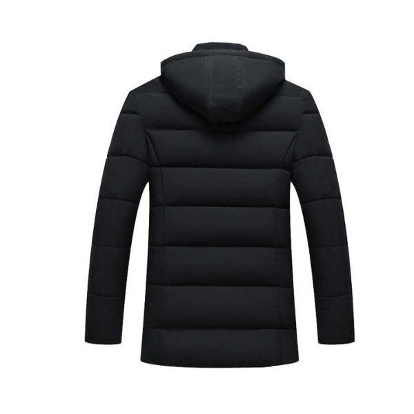 Men Thicken Hooded Waterproof Outwear Warm Coat Breathable Clothing