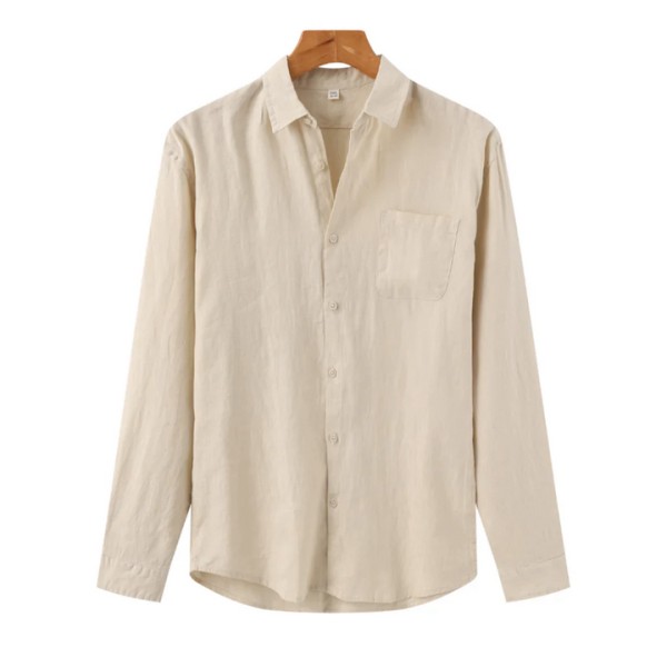 Men's Style Slim Fit Long Sleeve Casual Shirt 100%...
