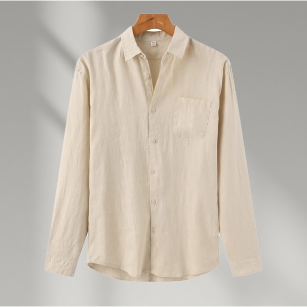 Men's Style Slim Fit Long Sleeve Casual Shirt 100% Cotton