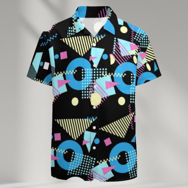 Ethnic Art Fashion Hawaiian Beach Breathable Quick Dry Shirt