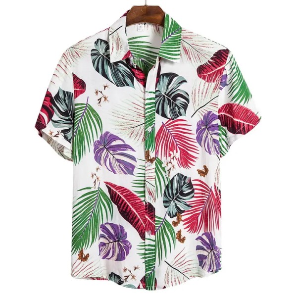 Men's Summer Casual Hawaiian Shirt Comfortable Bre...