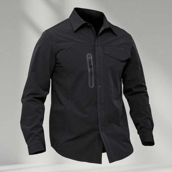Men's Tactical Security Guard Uniform Breathable Autumn Slim Shirts