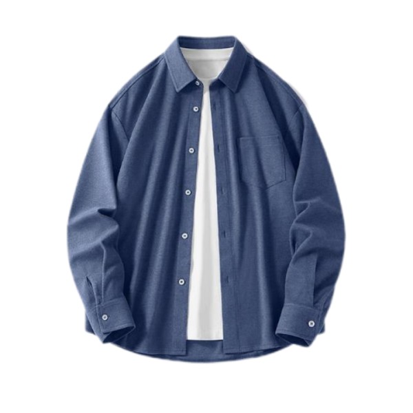 Men's Winter Long Sleeved Flannel Shirt Polyester ...