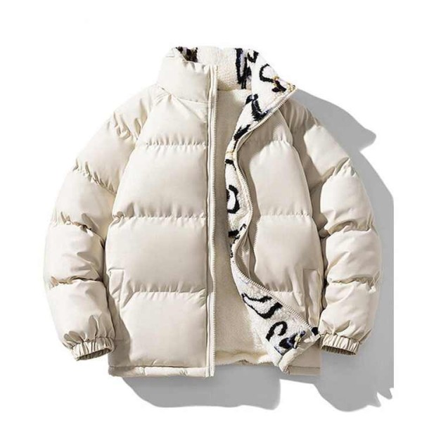 Men Lined Zip up Winter Padded Jacket New Warm Thi...