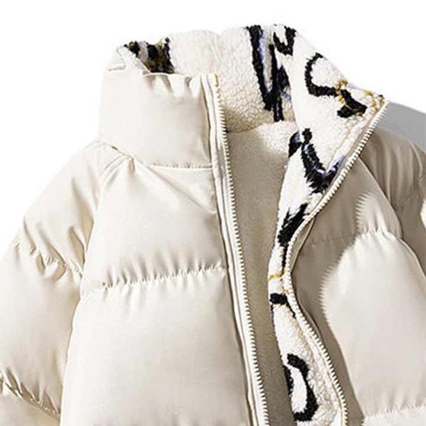 Men Lined Zip up Winter Padded Jacket New Warm Thicken Fashion