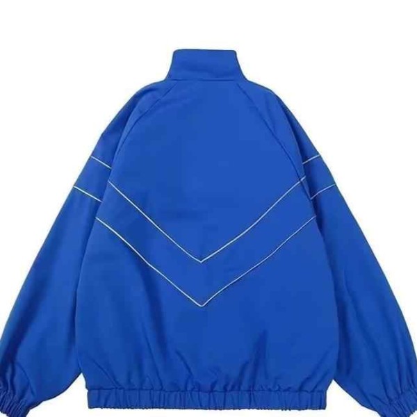Men's Port Fashion Brand Blue Sports Storm Jacket Loose Fit