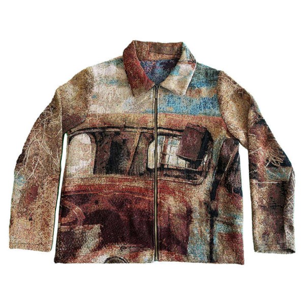 Tapestry Jacket Man Plus Size Men's Jackets Tapest...