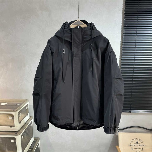 Men's Winter New Hooded Plus Size Down Jacket, Casual Warm Jacket