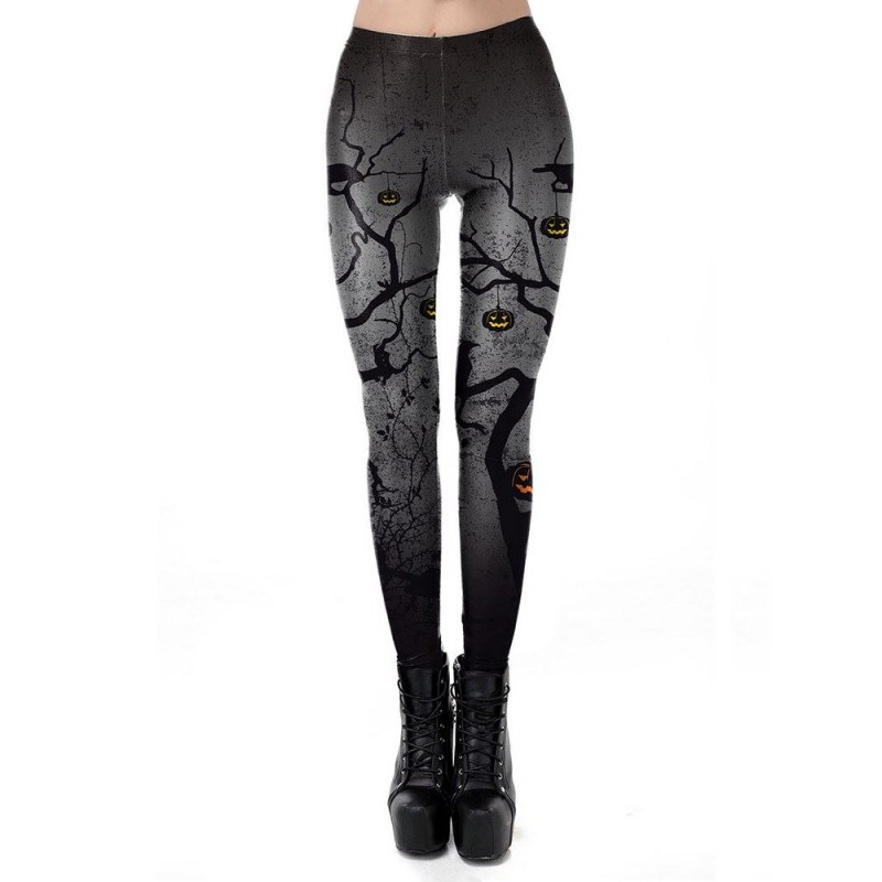 High Waisted  Halloween Decoration Leggings