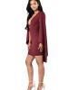 Solid Color Cape Boedycon Dress