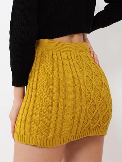 Sexy Woolen Short Women's Skirt