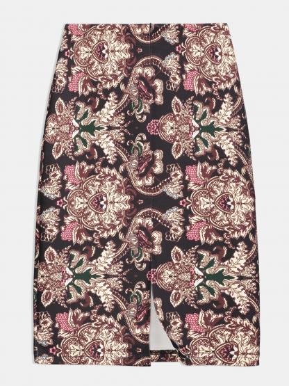 Floral Print Bodycon Women's Skirt